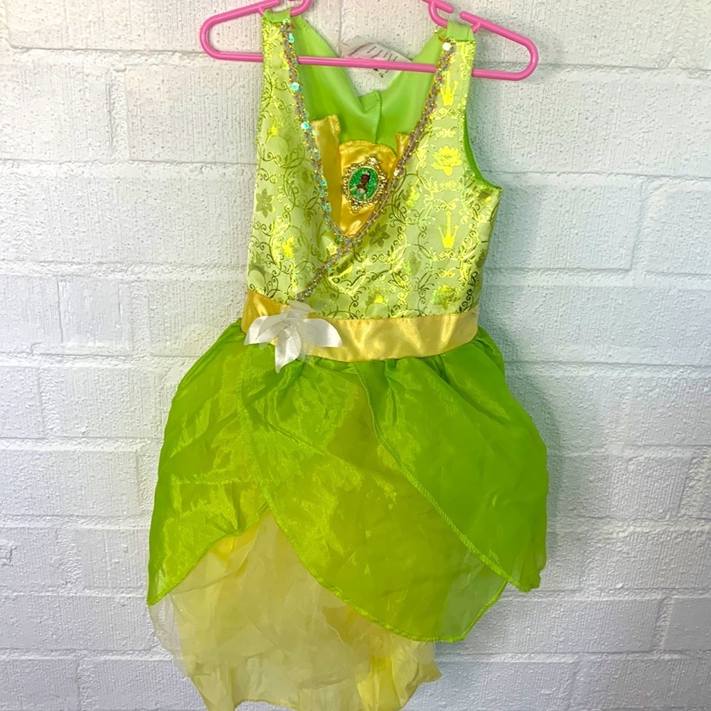 Disney Tiana Princess Costume Dress size 4-6X